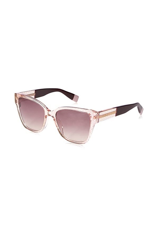 Furla SFU592 Sunglasses, Rosa TRASPARENTE LUCIDO, 54 Unisex