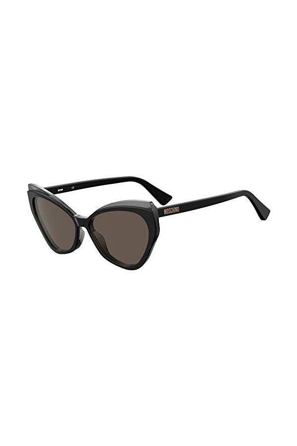 MOSCHINO Mos081/S 08a/IR Black Grey, Lunettes de Soleil Femme