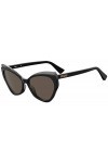 MOSCHINO Mos081/S 08a/IR Black Grey, Lunettes de Soleil Femme