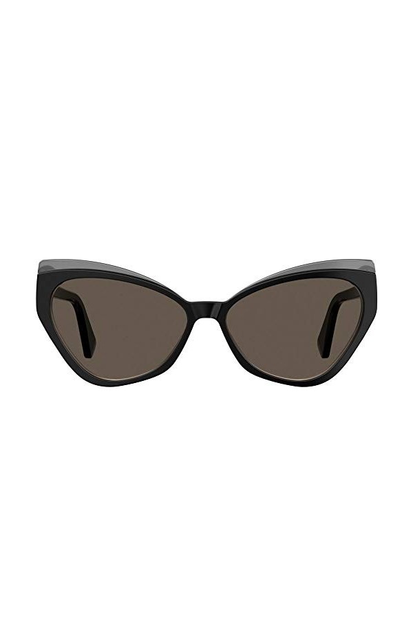 MOSCHINO Mos081/S 08a/IR Black Grey, Lunettes de Soleil Femme