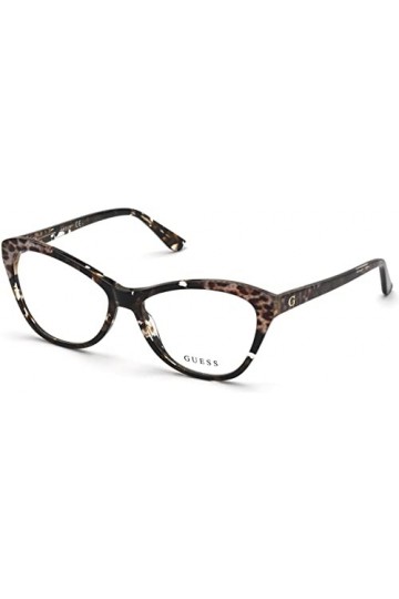 Guess Gu2818 Lunettes de Soleil, Marron foncé, 56 Femme