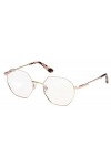 Guess Gu2849 Lunettes de Soleil, Or Rose Brillant, 56 Femme