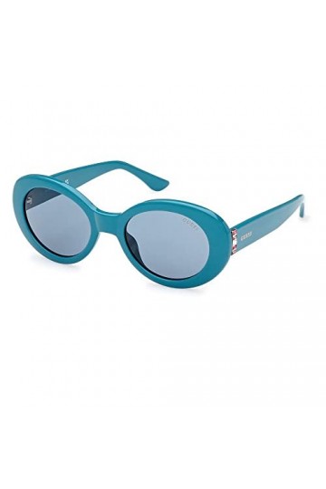 Guess GU7904 Lunettes de Soleil, Turquoise/Autre, 51/20/145 Femme