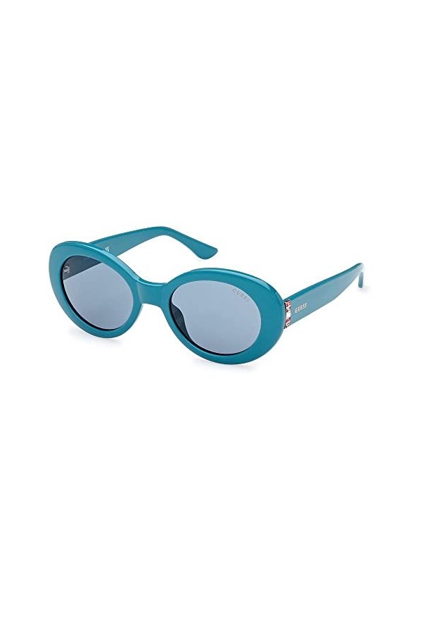 Guess GU7904 Lunettes de Soleil, Turquoise/Autre, 51/20/145 Femme