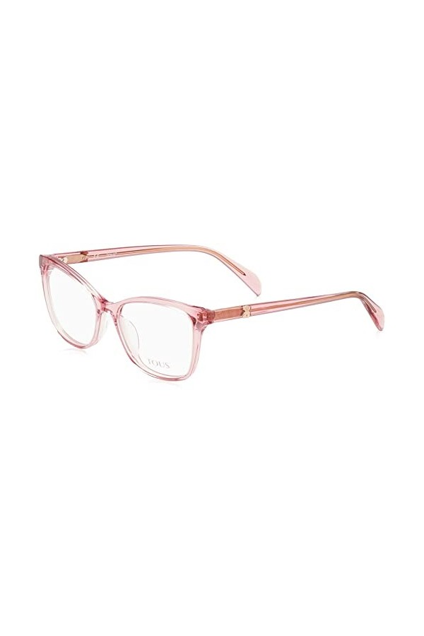 TOUS Vtob36v Lunettes de Soleil, Shiny Transparent Pink, 52 Femme