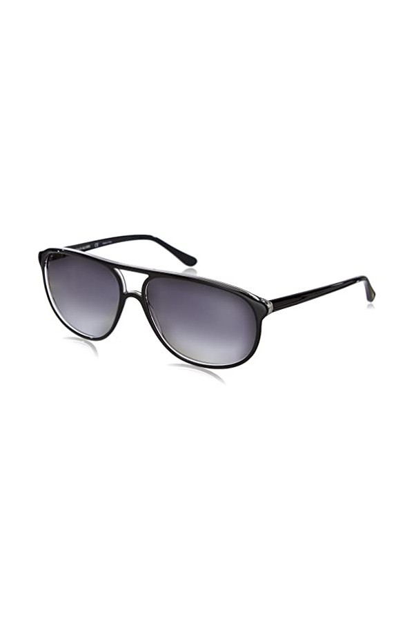 Lozza SL1827L Sunglasses, Top Nero/Cristallo, 61 Unisex