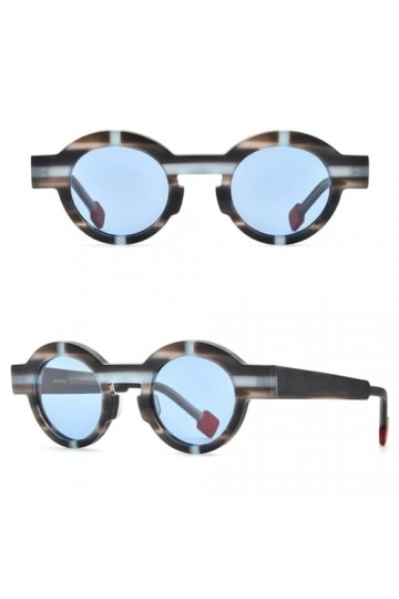 MUTYNE Lunettes de soleil polarisées en acétate mat UV400 hommes rétro vintage cercle lunettes de soleil rondes femmes nuance