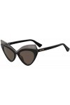 MOSCHINO Lunettes de Soleil MOS080/S Black/Grey 54/17/140 femme