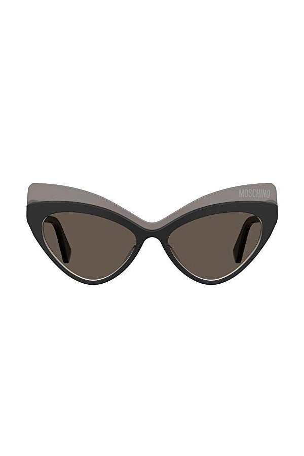MOSCHINO Lunettes de Soleil MOS080/S Black/Grey 54/17/140 femme
