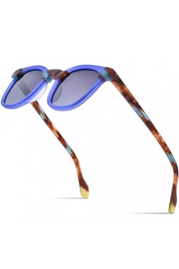 MUTYNE Lunettes de soleil polarisées multicolores en acétate mat pour hommes, lunettes de soleil carrées surdimensionnées UV4