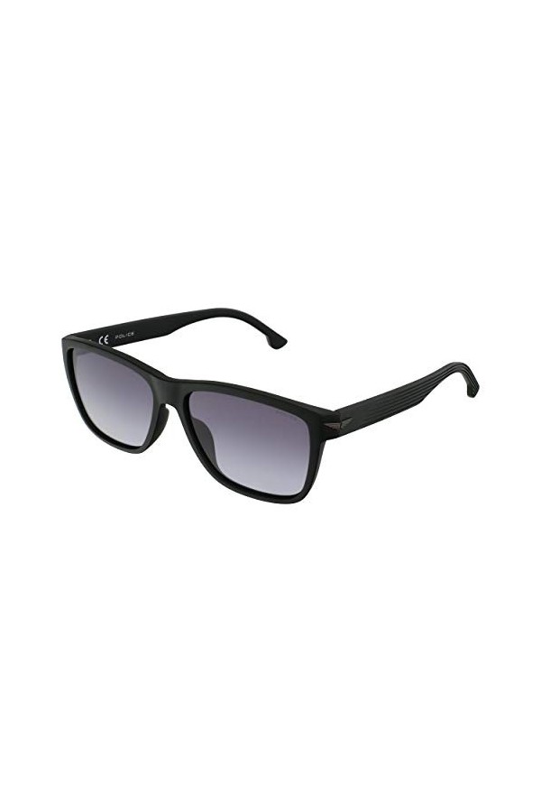 Police SPLB38 Sunglasses, Nero OPACO, 56 Unisex