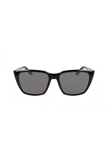 DRAGON Luna Lunettes de Soleil, Shiny Black with Lumalens Smoke Lens, Taille Unique Femme