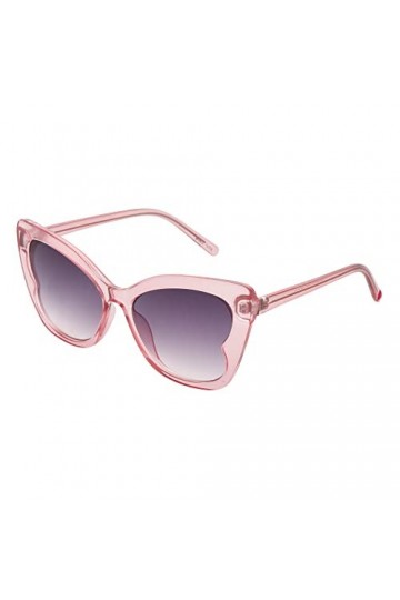 Betsey Johnson Lunettes de soleil œil de chat pour femme, Rose