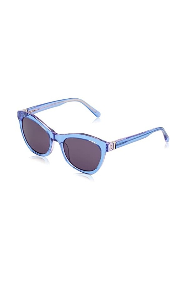 MODO & ECO Citrine Sun Lunettes de Soleil, Blue Lavander, 53 Femme