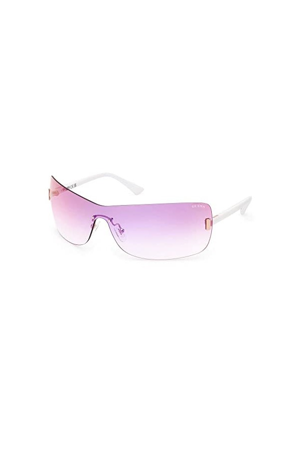 Guess GU8287 Lunettes de Soleil, Blanc, 00/0/120 Femme
