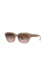 Vogue Femme Lunettes de Soleil, Marron/Marron, Taille Unique