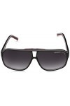 Carrera - Lunettes de soleil unisexe Grand Prix 1, noir/rouge, taille unique