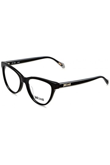 Just Cavalli Vjc009 Lunettes de Soleil, Noir Brillant, 53 Femme
