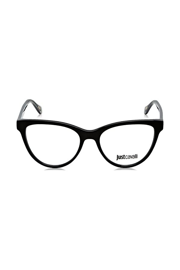 Just Cavalli Vjc009 Lunettes de Soleil, Noir Brillant, 53 Femme