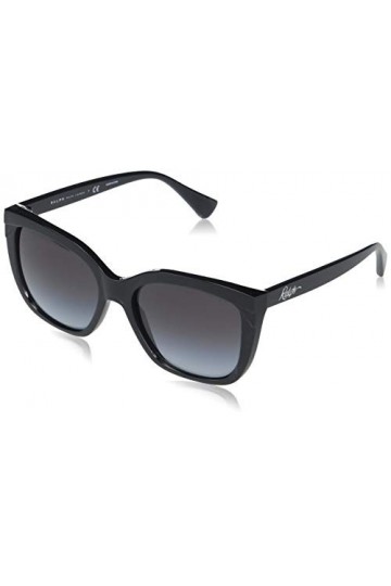 Ralph Lauren 0ra5265 Lunettes de Soleil, Black/Grey Shaded, 55/18/140 Femme