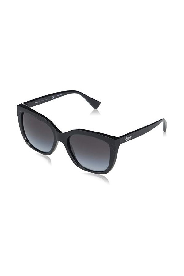 Ralph Lauren 0ra5265 Lunettes de Soleil, Black/Grey Shaded, 55/18/140 Femme