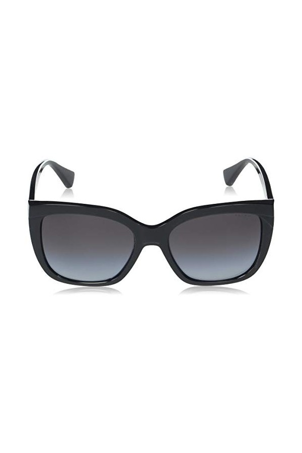 Ralph Lauren 0ra5265 Lunettes de Soleil, Black/Grey Shaded, 55/18/140 Femme