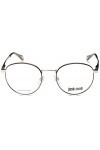 Just Cavalli VJC017 Lunettes de Soleil, Shiny PALLADIUMW/Brown Parts, 51 Unisexe Adultes