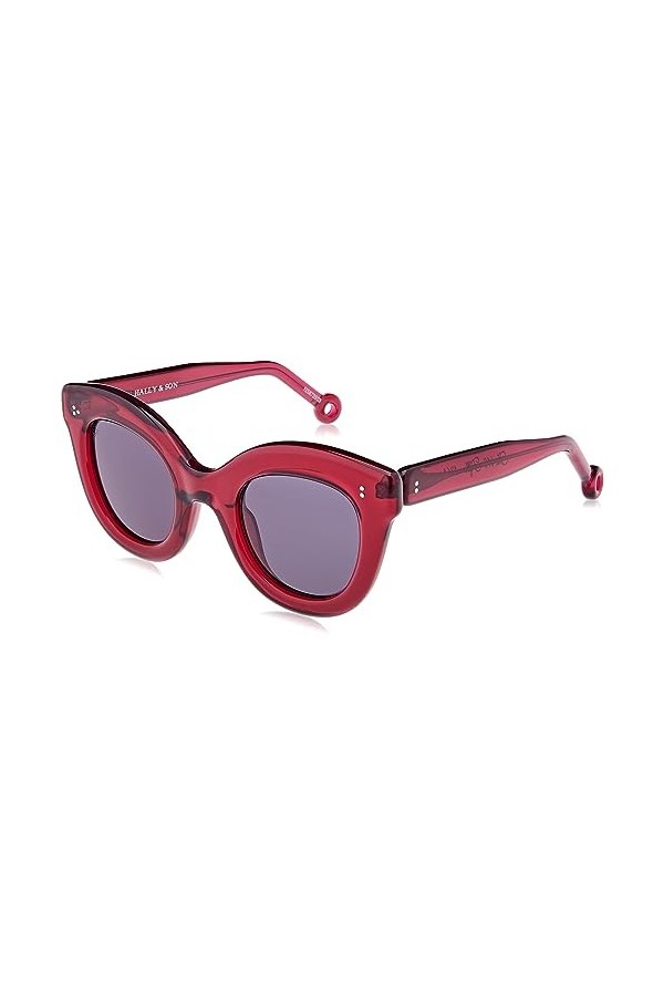Hally & Son Hs875s Lunettes de Soleil, Bordeaux, 48 Femme