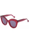 Hally & Son Hs875s Lunettes de Soleil, Bordeaux, 48 Femme