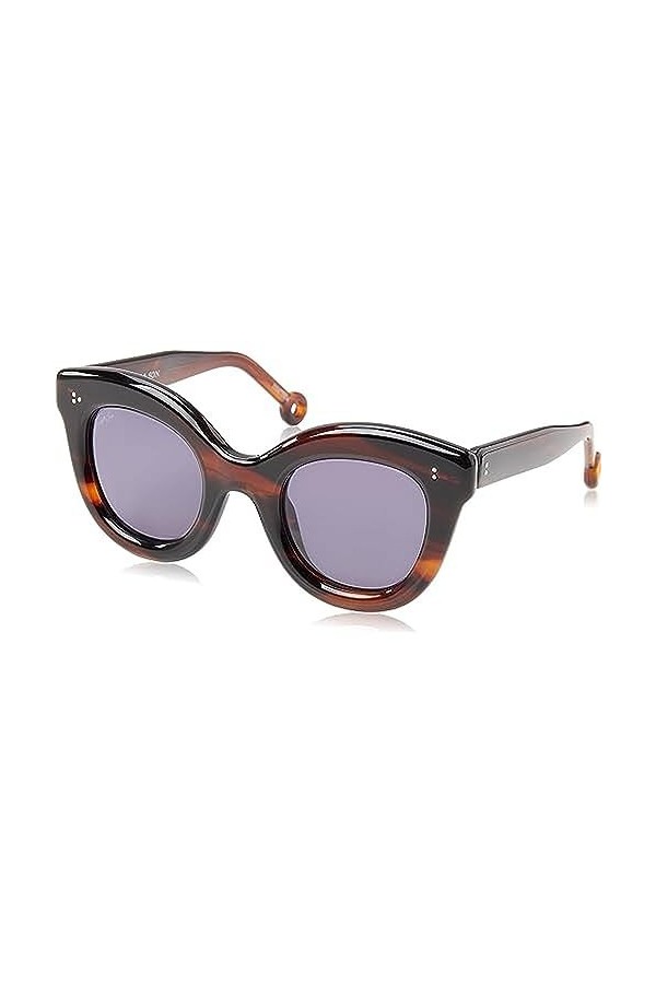 Hally & Son Hs875s Lunettes de Soleil, Bordeaux, 48 Femme