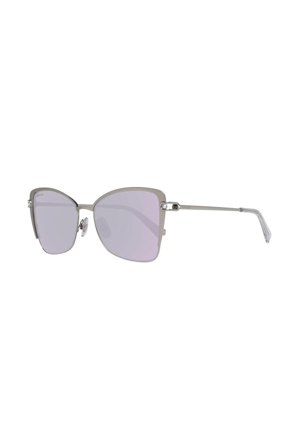 Swarovski Sk0314 Lunettes de Soleil, Palladium Mat, 56 Femme