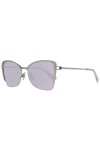 Swarovski Sk0314 Lunettes de Soleil, Palladium Mat, 56 Femme