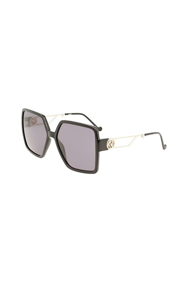Liu Jo Lj763srch Lunettes de Soleil, Noir, 58 Femme