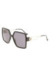 Liu Jo Lj763srch Lunettes de Soleil, Noir, 58 Femme