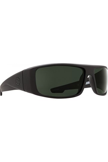 Spy Mixte Logan Lunettes de Soleil, Black, Talla Única