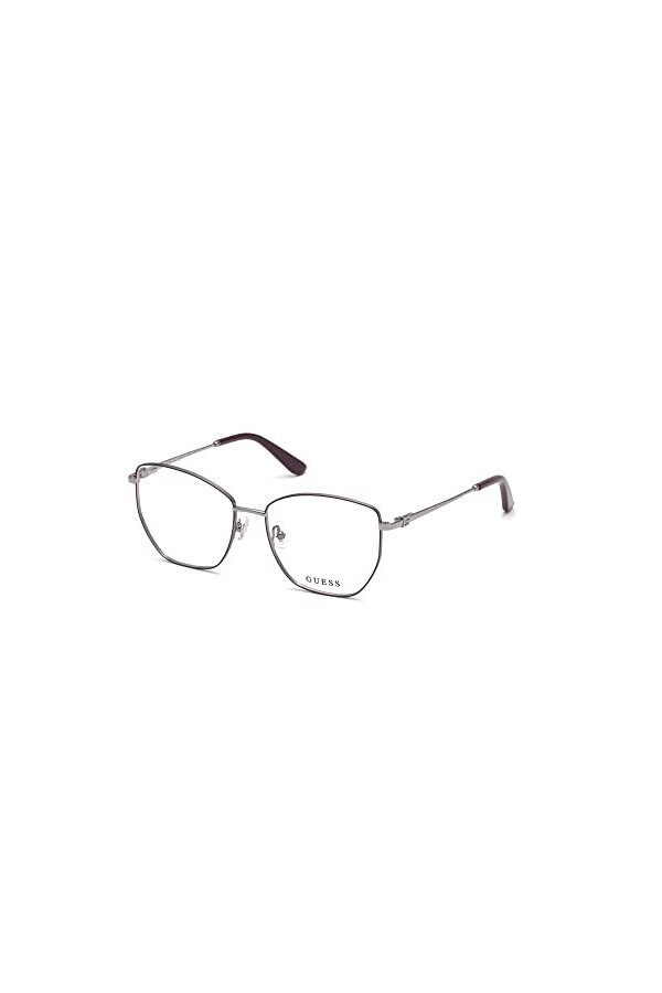 Guess Gu2825 Lunettes de Soleil, Violet/Autre, 55 Femme