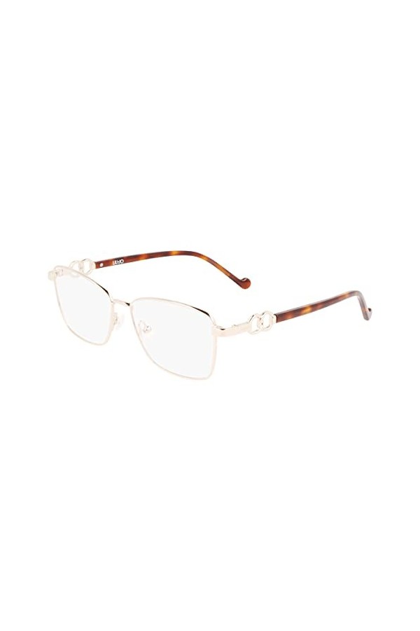 Liu Jo Lj2163 Lunettes de Soleil, Doré Brillant, Taille Unique Femme