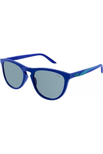 Puma Pu0345s Lunettes de Soleil, Bleu-Bleu-Vert, 54 Femme