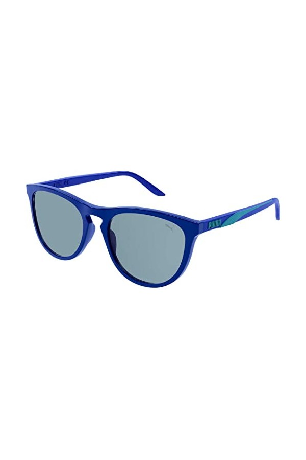 Puma Pu0345s Lunettes de Soleil, Bleu-Bleu-Vert, 54 Femme