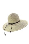 EightSpace Chapeau de Soleil pour Femmes, Chapeau de Soleil Pliable Chapeau de Paille à Large Bord UPF 50 Chapeau de Plage po