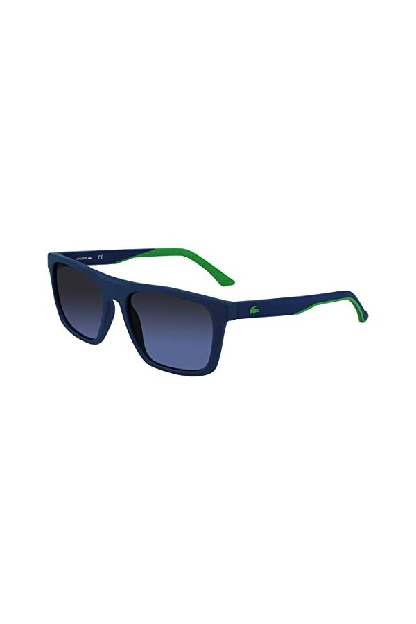 Lacoste L957S Sunglasses, 401 Matte Blue, 56 Unisex