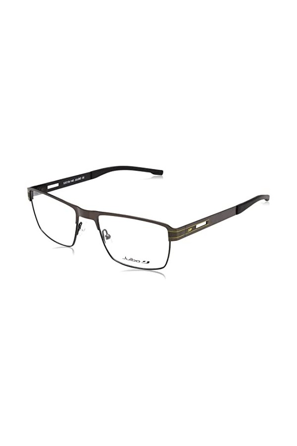 JULBO Femme Cameron Lunettes de Soleil, Gris Oscuro opaco/Amarillo, 53