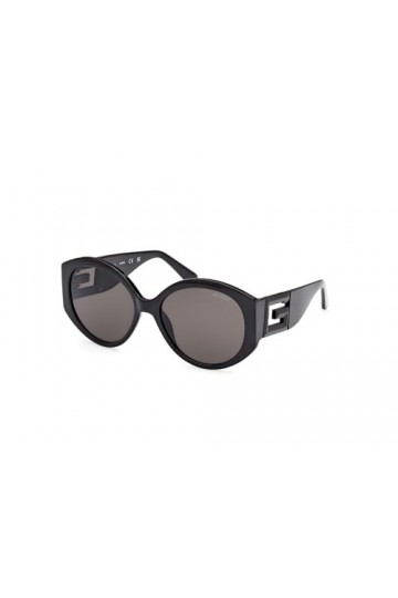 Guess Gu7917 Lunettes de Soleil Femme, Noir Brillant, Taille Unique