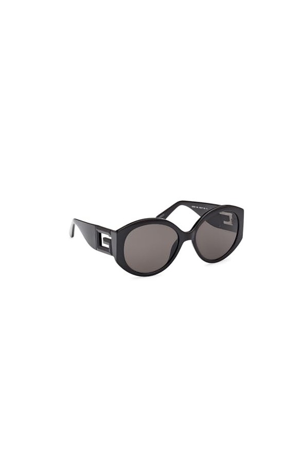 Guess Gu7917 Lunettes de Soleil Femme, Noir Brillant, Taille Unique