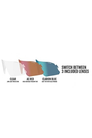 Tifosi Lunettes de soleil Rail XC Crystal Smoke, pas de taille, Cristal fumé.