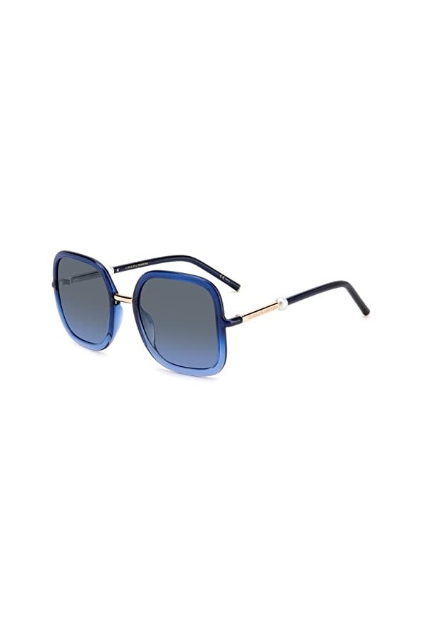 Carolina Herrera Her 0078/G/S Lunettes de Soleil, Zx9/Gb Bleu Azur, 55 Mixte