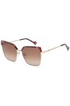 Yalea GAFAS DE Sol Lunettes de Soleil, Marron/Rose Havane, 53/21/140 Femme