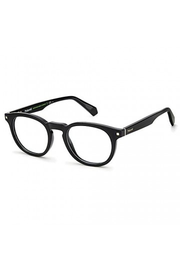 Polaroid Eyeglasses Sunglasses, 807/41 Black, 49 Unisex