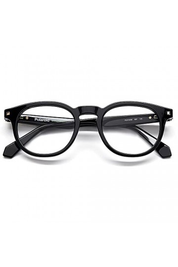 Polaroid Eyeglasses Sunglasses, 807/41 Black, 49 Unisex