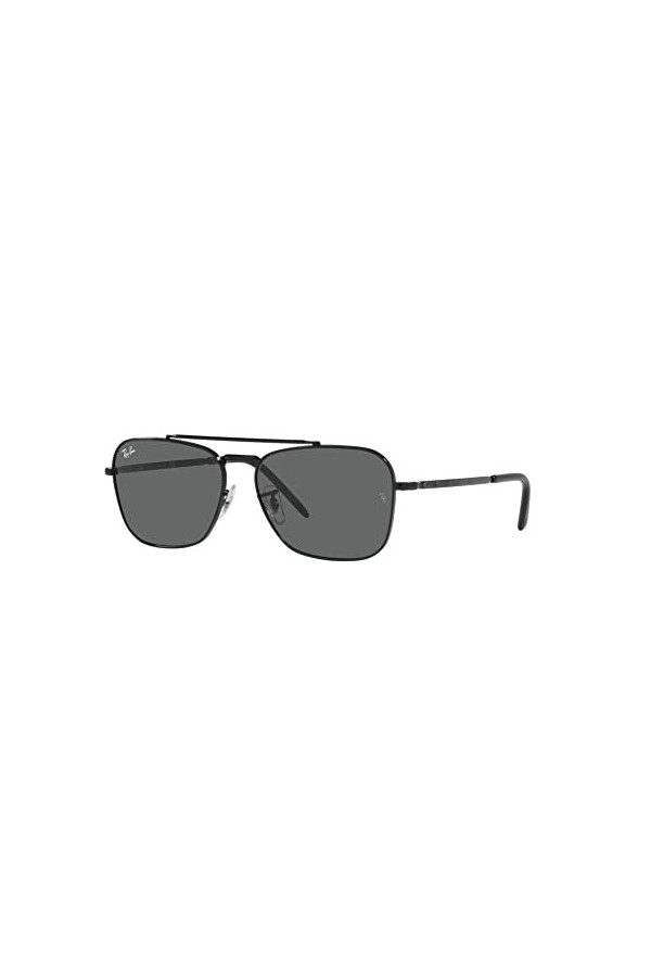 Ray-Ban Rb3636 Caravane, Lunettes de Soleil Mixte, Noir/Gris foncé, en storlek